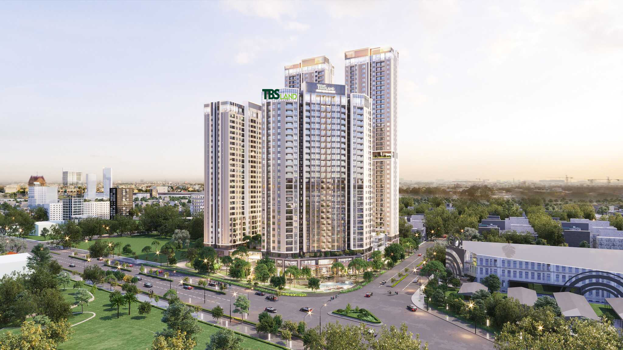 green tower