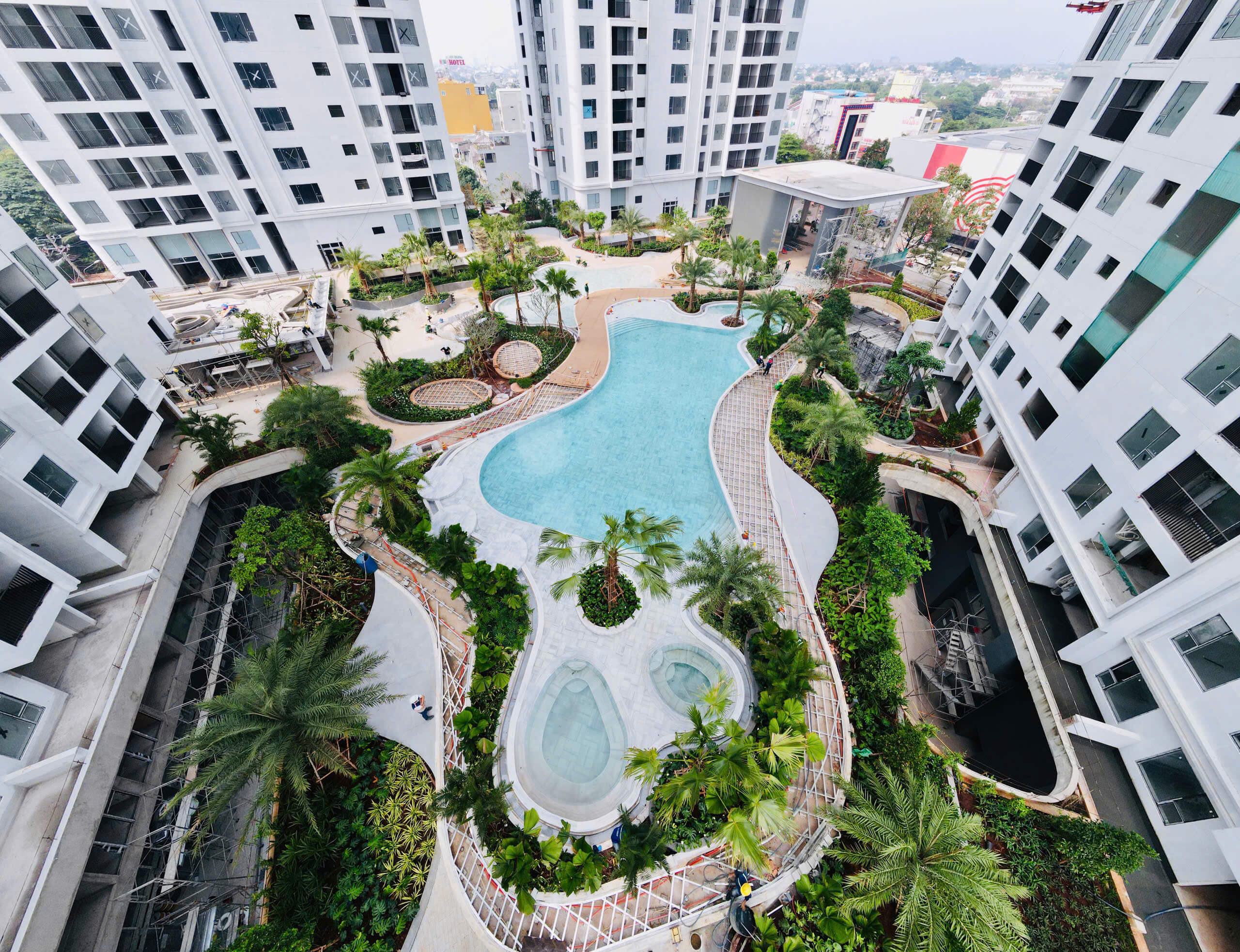 Tiến độ dự án Happy One City tháng 01/2026. Ảnh : TBS Land