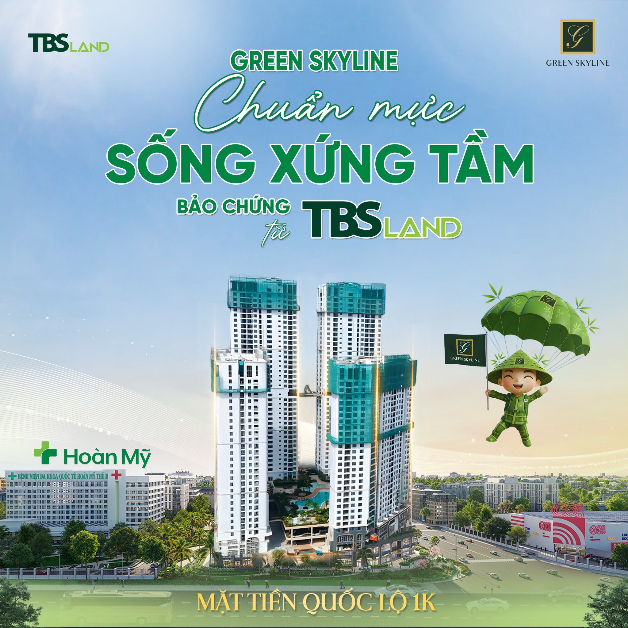 green skyline